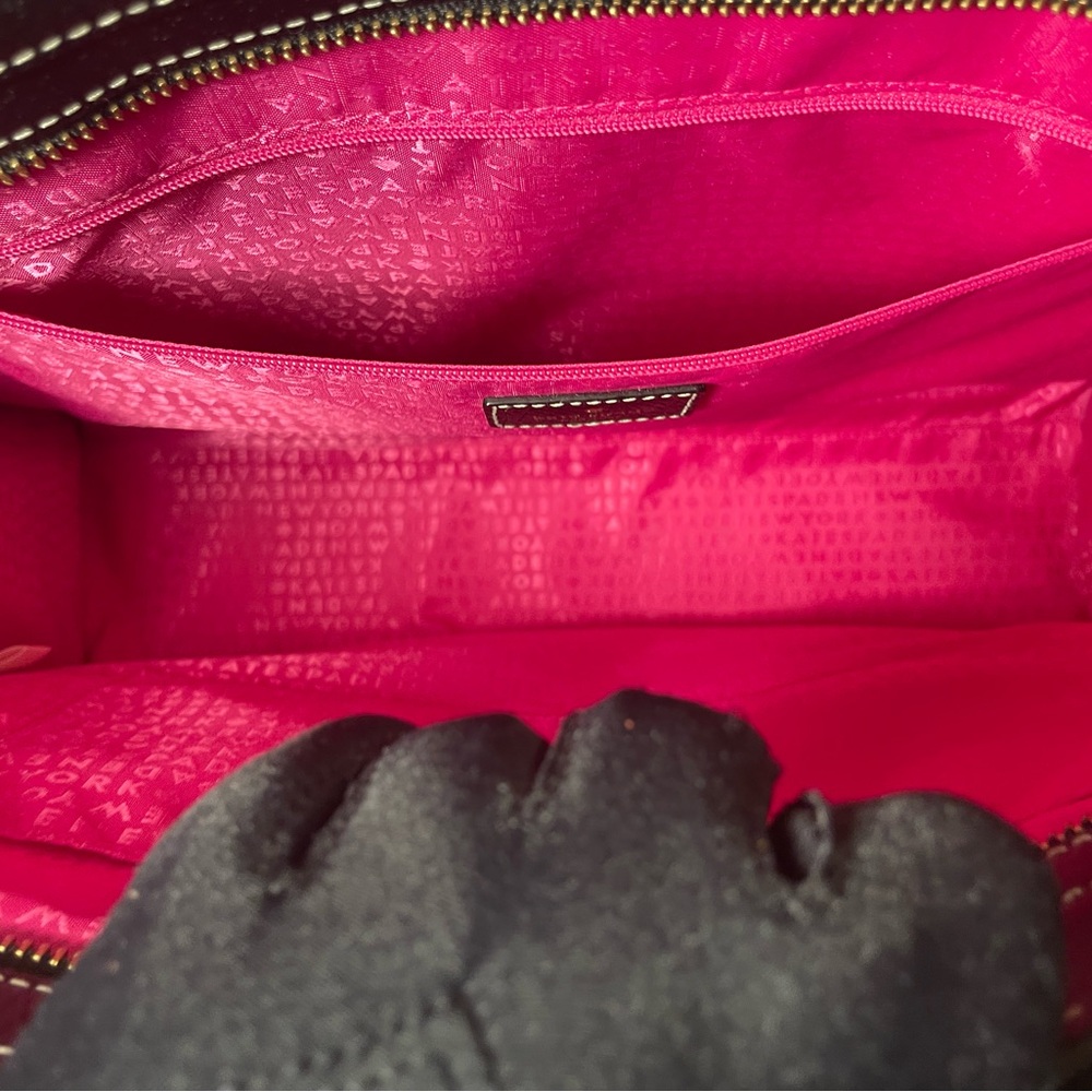 Kate Spade Black Textured Leather Bag - Picture 3 of 6